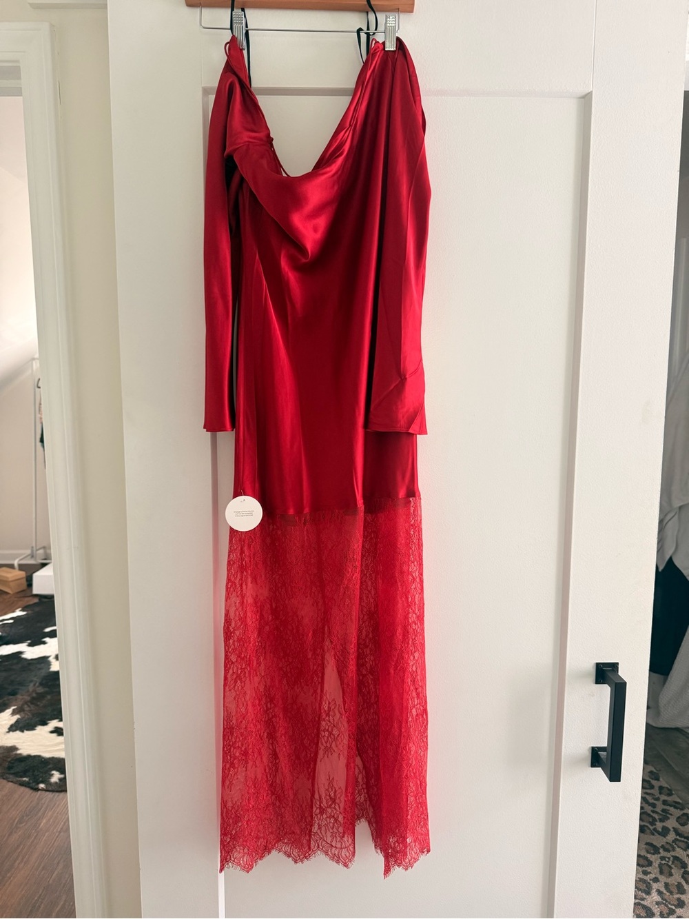 SHONA JOY red lace dress - Picture 5 of 8